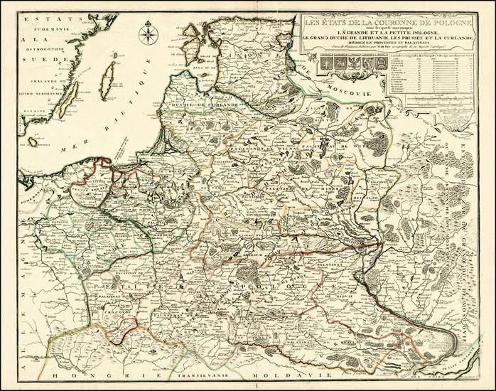 Mapy Polski z różnych okresów - 1736_N._De_Fer_-_Couronne_De_Pologne.jpg