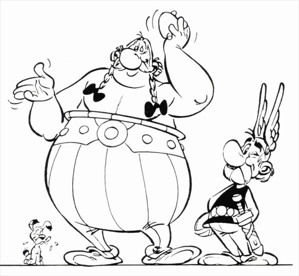 Asterix i Obelix - Asterix - kolorowanka 27.GIF
