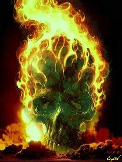 obrazki - Flaming Skull.jpg