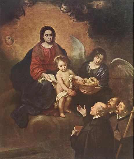 Murillo Bartolome Esteban 1617-1682 - Murillo_The_Infant_Jesus_Distributing_Bread_to_Pilgrims.jpg