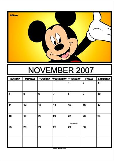 Kalendarz Disney - Disney Calendar 2007-11.jpg