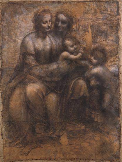 Leonardo da Vinci - Leonardo_da_Vinci_Cartoon_of_the_Virgin_and_Child_with_St_Anne_and_St_John.jpg