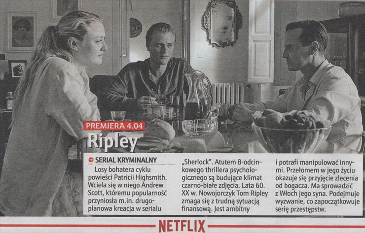 R - Ripley serial 2024 Andrew Scott, Johnny Flynn, Dakota Fann...ita Buy, Vittorio Viviani. Tele Tydzień nr 13, 25 III 2024.jpg